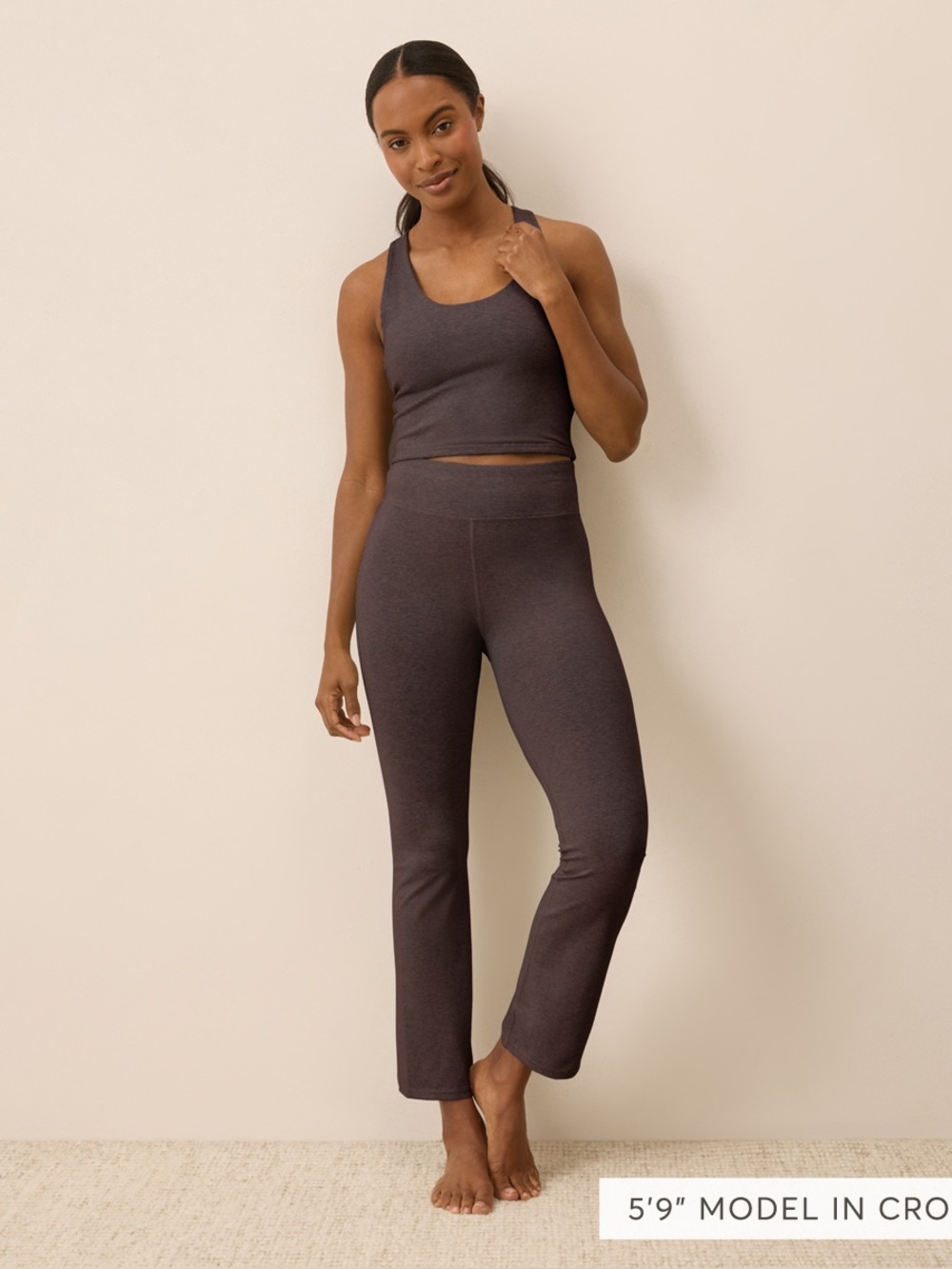 ‼️NWOT: Pact Organic Chocolate Brown Bootcut Leggings - S